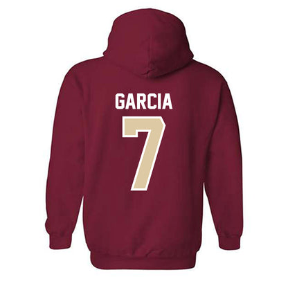 Boston College - NCAA Baseball : Esteban Garcia - Hooded Sweatshirt Classic Shersey-1