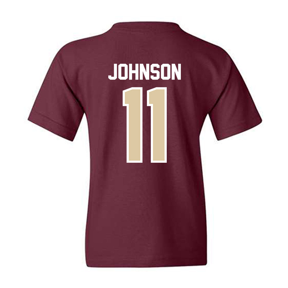Boston College - NCAA Baseball : Gunnar Johnson - Youth T-Shirt-1