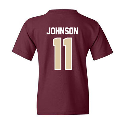Boston College - NCAA Baseball : Gunnar Johnson - Youth T-Shirt-1