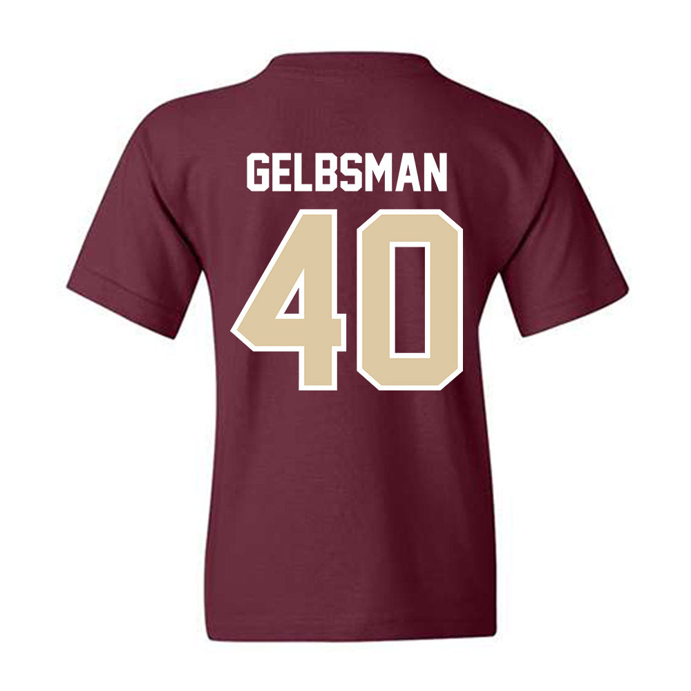 Boston College - NCAA Baseball : Aidan Gelbsman - Youth T-Shirt-1