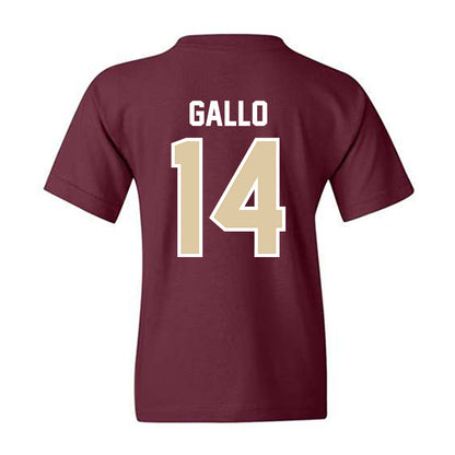 Boston College - NCAA Baseball : Luke Gallo - Youth T-Shirt-1