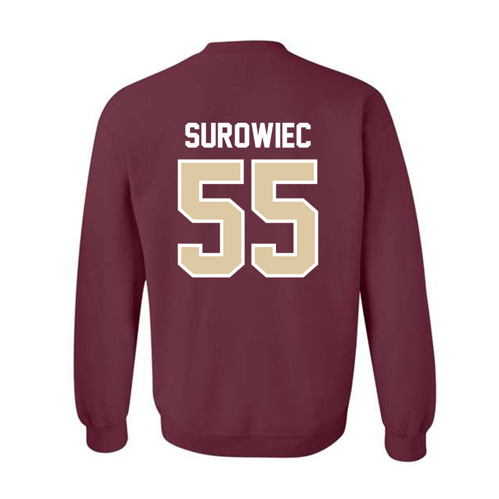Boston College - NCAA Baseball : Daniel Surowiec - Crewneck Sweatshirt-1