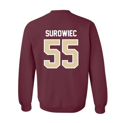 Boston College - NCAA Baseball : Daniel Surowiec - Crewneck Sweatshirt-1