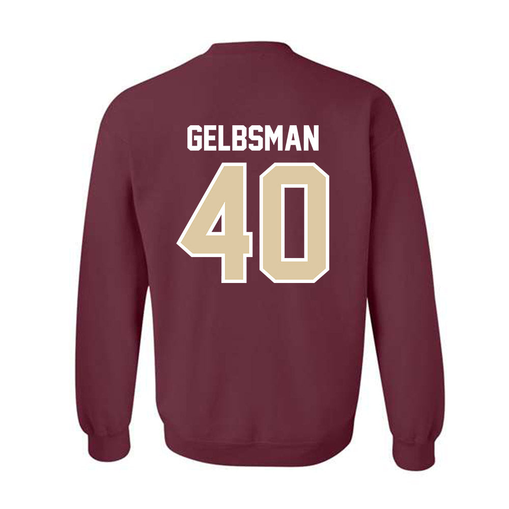 Boston College - NCAA Baseball : Aidan Gelbsman - Crewneck Sweatshirt-1