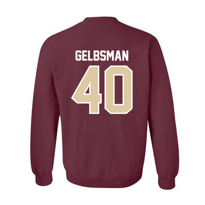 Boston College - NCAA Baseball : Aidan Gelbsman - Crewneck Sweatshirt-1