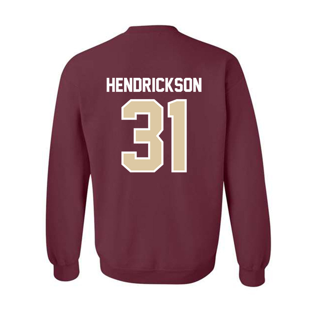 Boston College - NCAA Baseball : Carter Hendrickson - Crewneck Sweatshirt-1