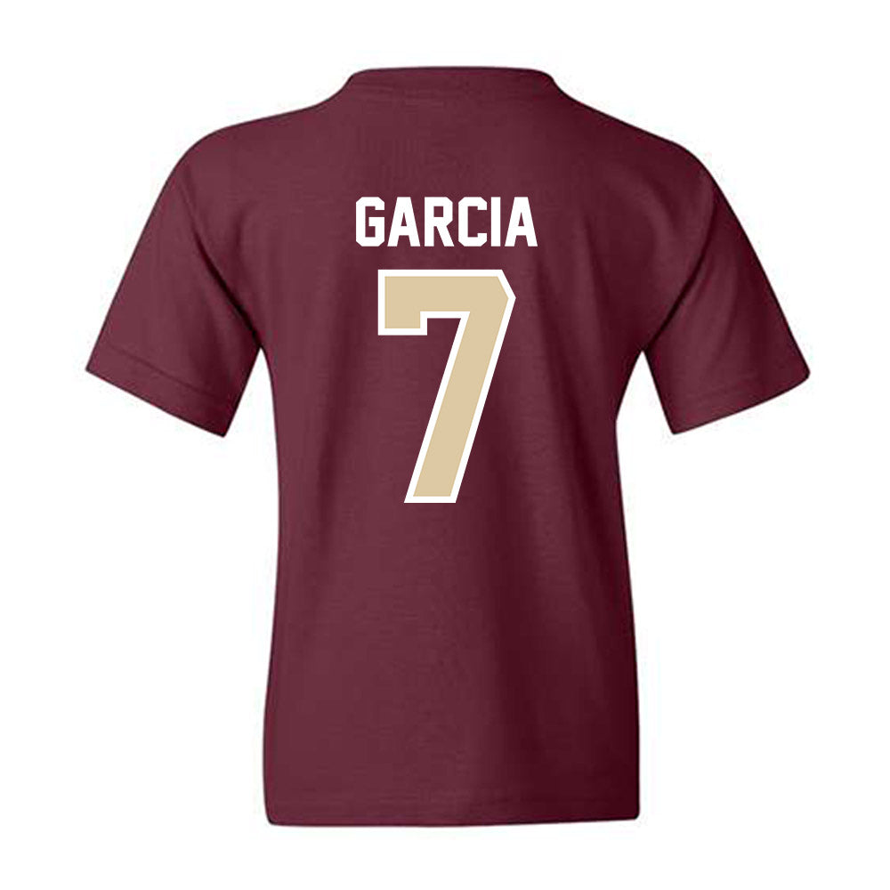 Boston College - NCAA Baseball : Esteban Garcia - Youth T-Shirt-1