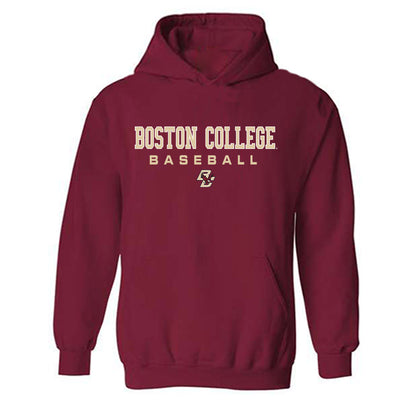 Boston College - NCAA Baseball : Eric Schroeder - Hooded Sweatshirt Classic Shersey