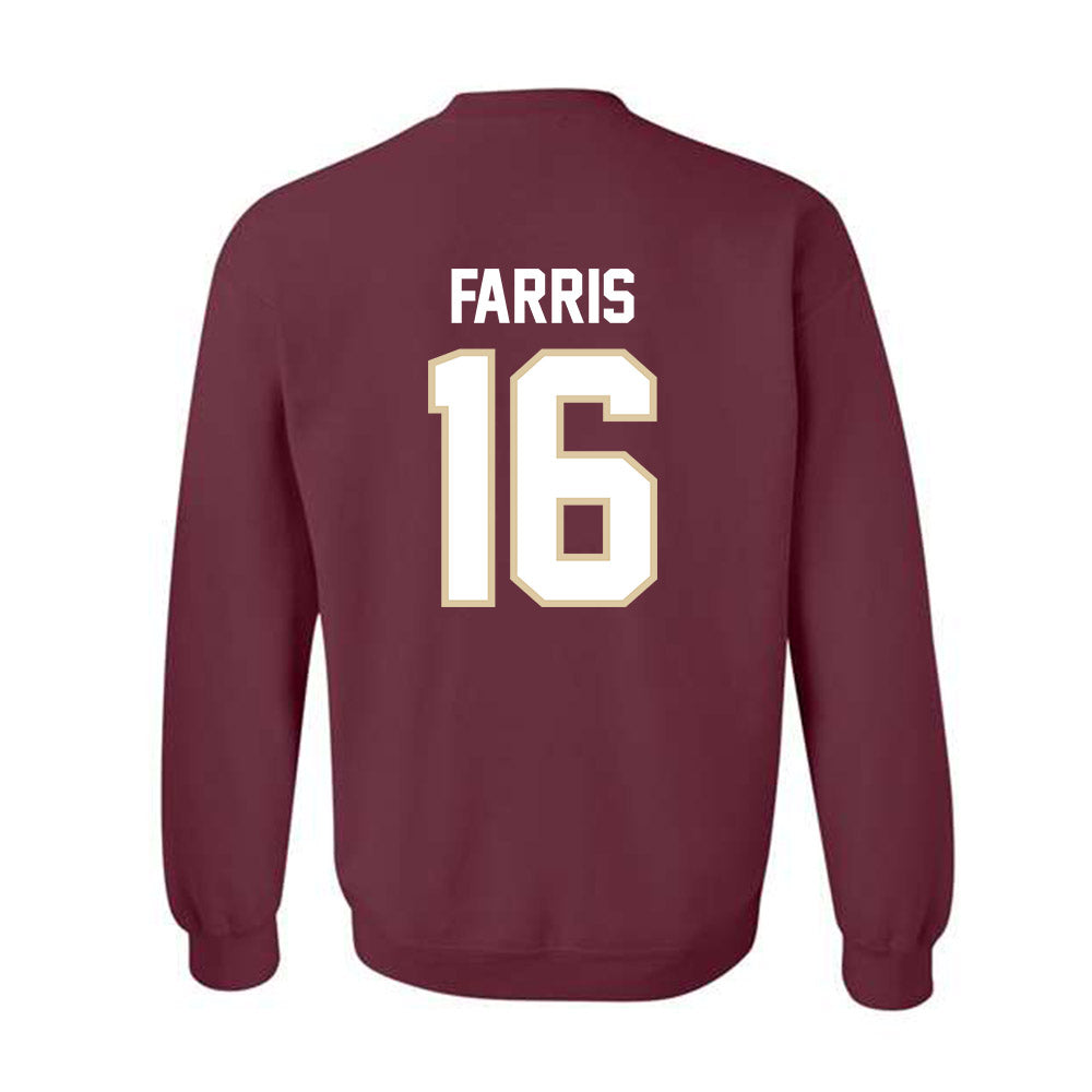 Boston College - NCAA Football : Isaiah Farris - Classic Shersey Crewneck Sweatshirt-1