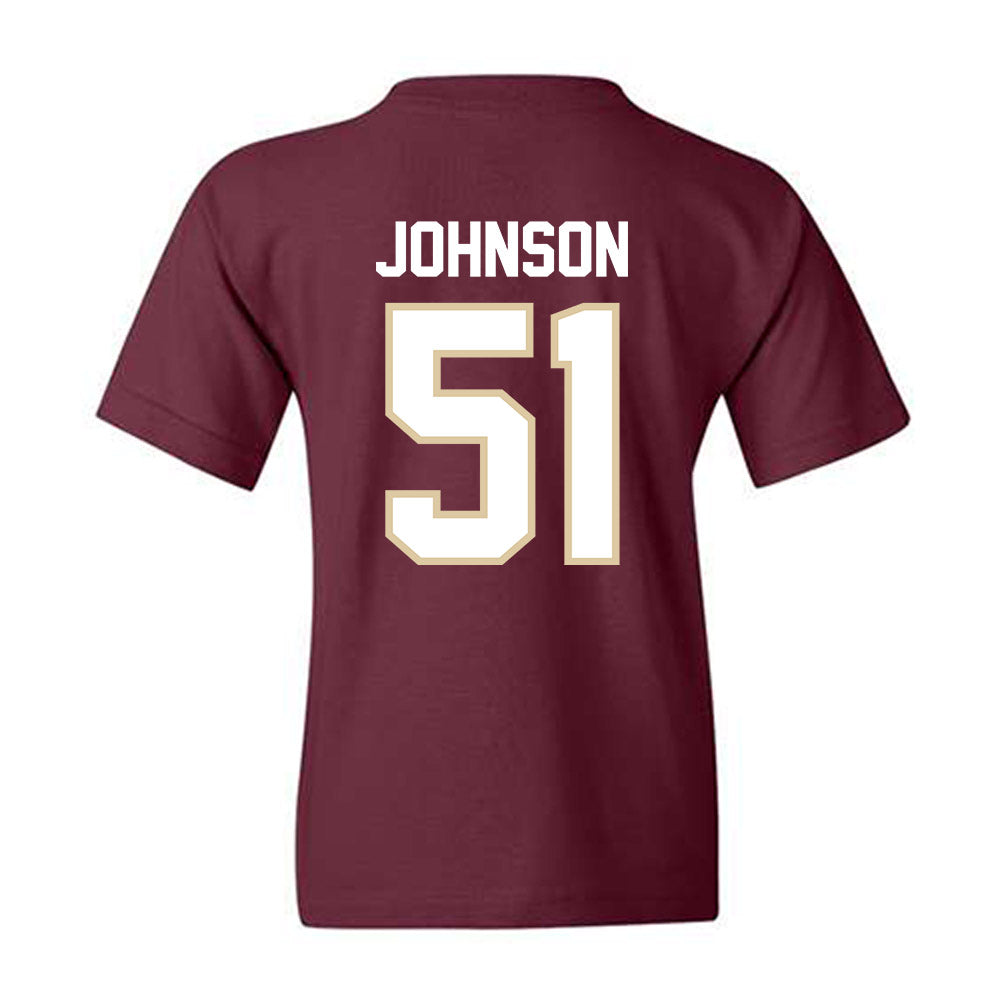 Boston College - NCAA Football : Amir Johnson - Classic Shersey Youth T-Shirt-1
