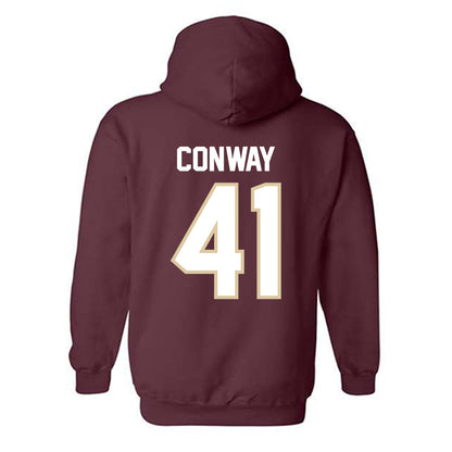 Boston College - NCAA Football : Liam Conway - Hooded Sweatshirt