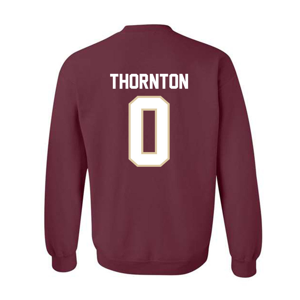 Boston College - NCAA Football : Omar Thornton - Classic Shersey Crewneck Sweatshirt-1