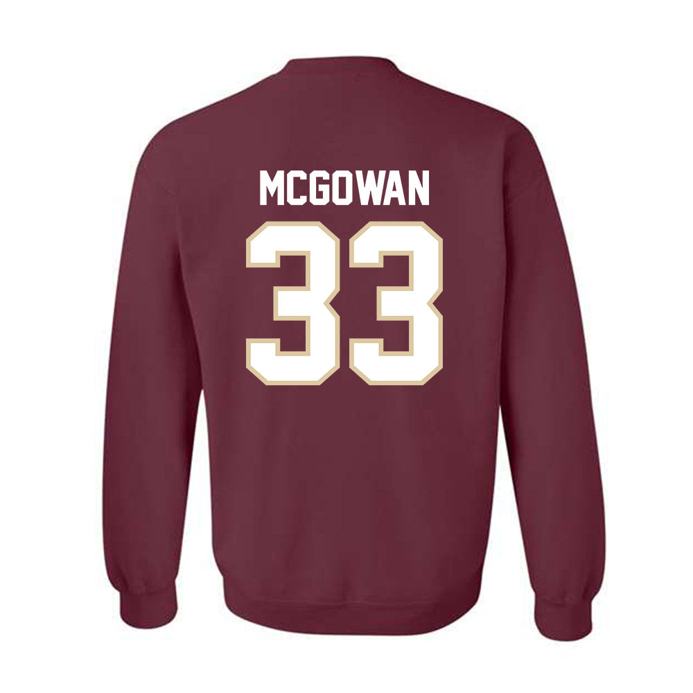 Boston College - NCAA Football : Owen McGowan - Crewneck Sweatshirt