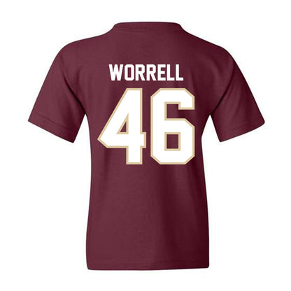 Boston College - NCAA Football : Bryant Worrell - Youth T-Shirt