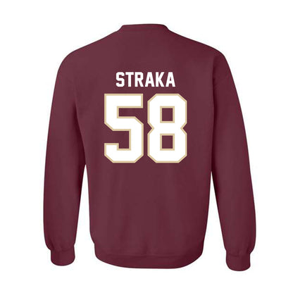 Boston College - NCAA Football : Will Straka - Classic Shersey Crewneck Sweatshirt-1