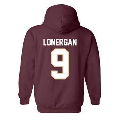 Boston College - NCAA Football : dylan lonergan - Classic Shersey Hooded Sweatshirt-1