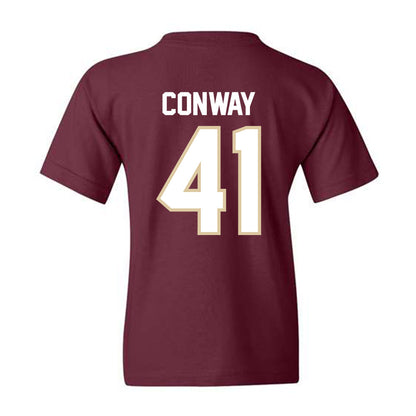 Boston College - NCAA Football : Liam Conway - Youth T-Shirt