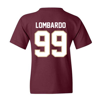 Boston College - NCAA Football : Luca Lombardo - Classic Shersey Youth T-Shirt-1