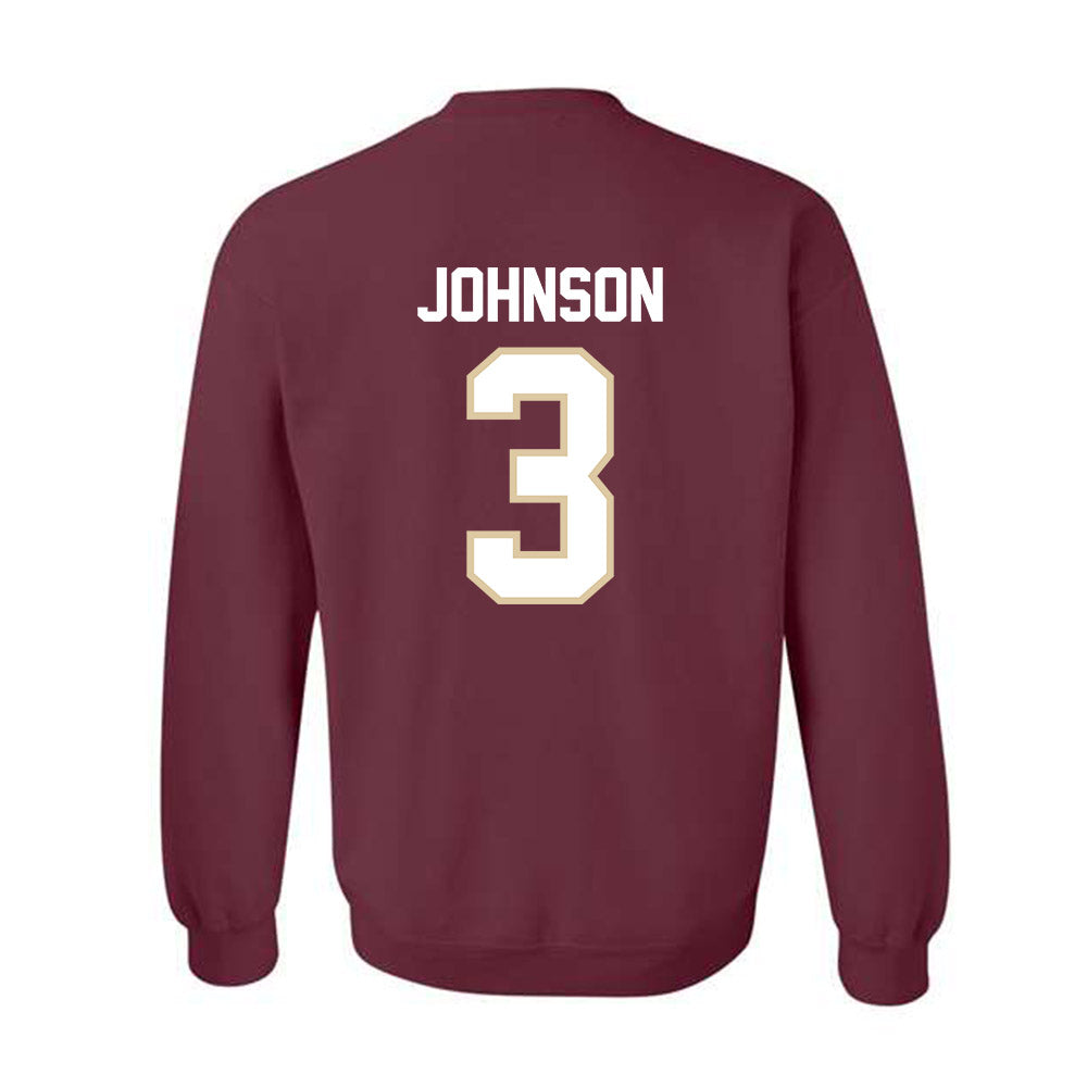 Boston College - NCAA Football : Khari Johnson - Crewneck Sweatshirt