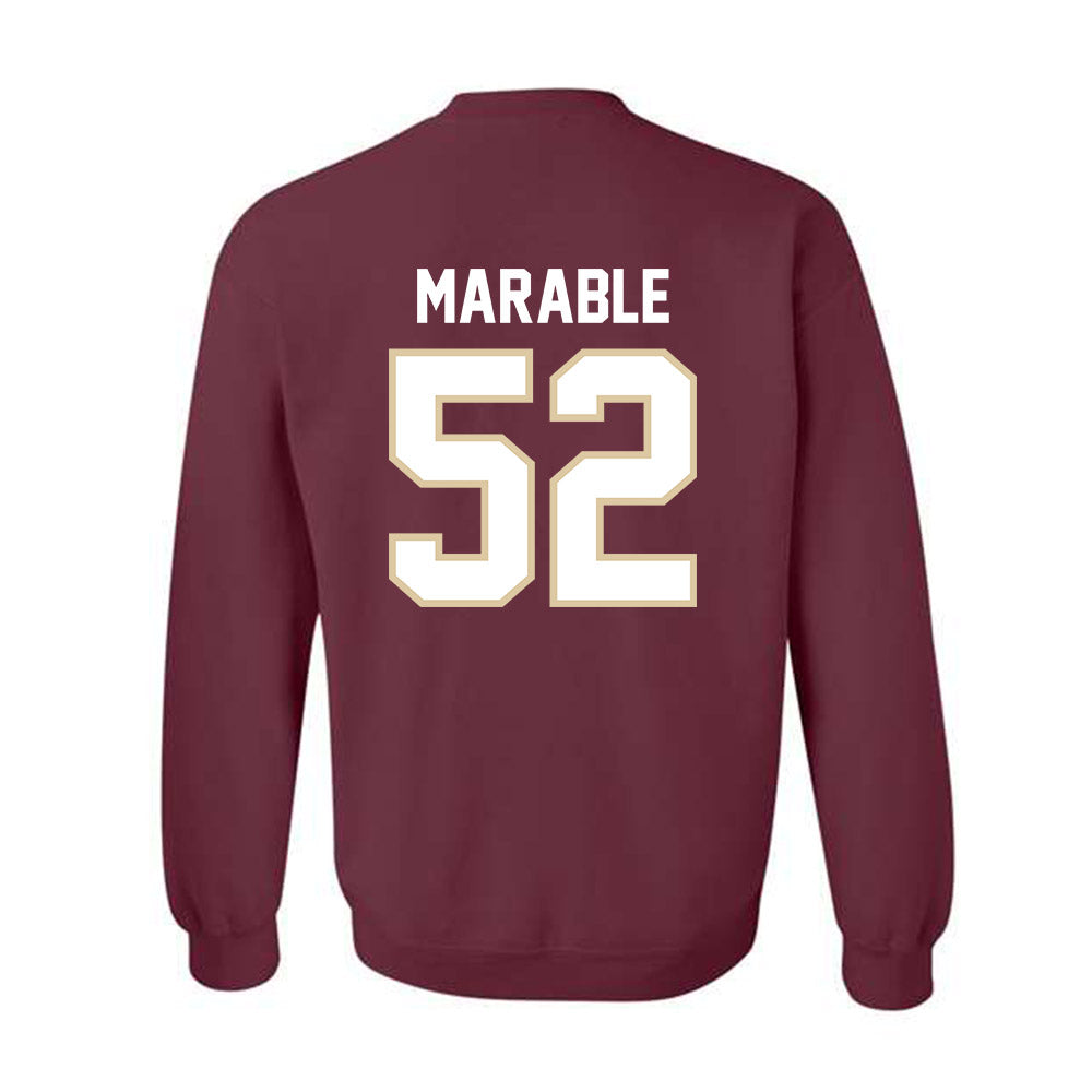 Boston College - NCAA Football : Chris Marable - Classic Shersey Crewneck Sweatshirt-1