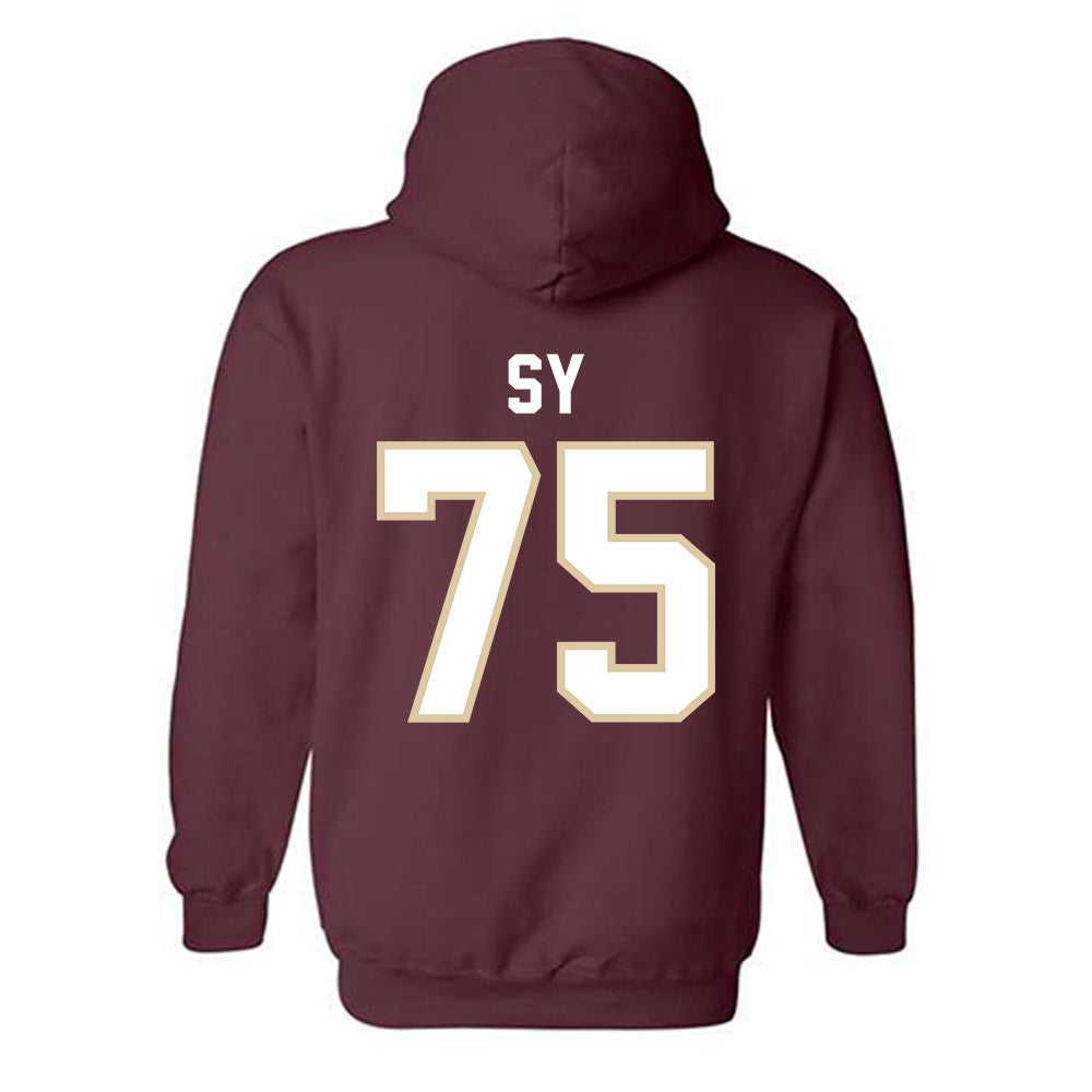 Boston College - NCAA Football : Pape Sy - Classic Shersey Hooded Sweatshirt-1