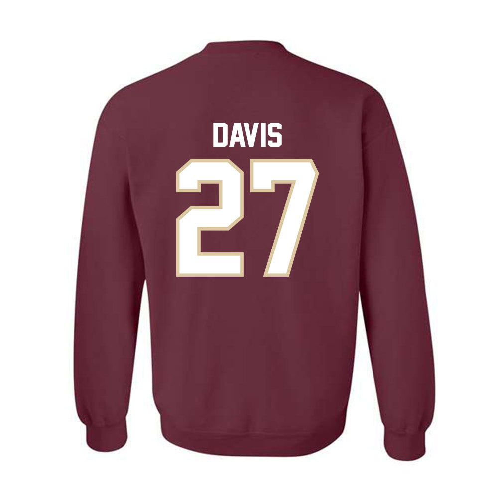 Boston College - NCAA Football : Omarion Davis - Classic Shersey Crewneck Sweatshirt-1