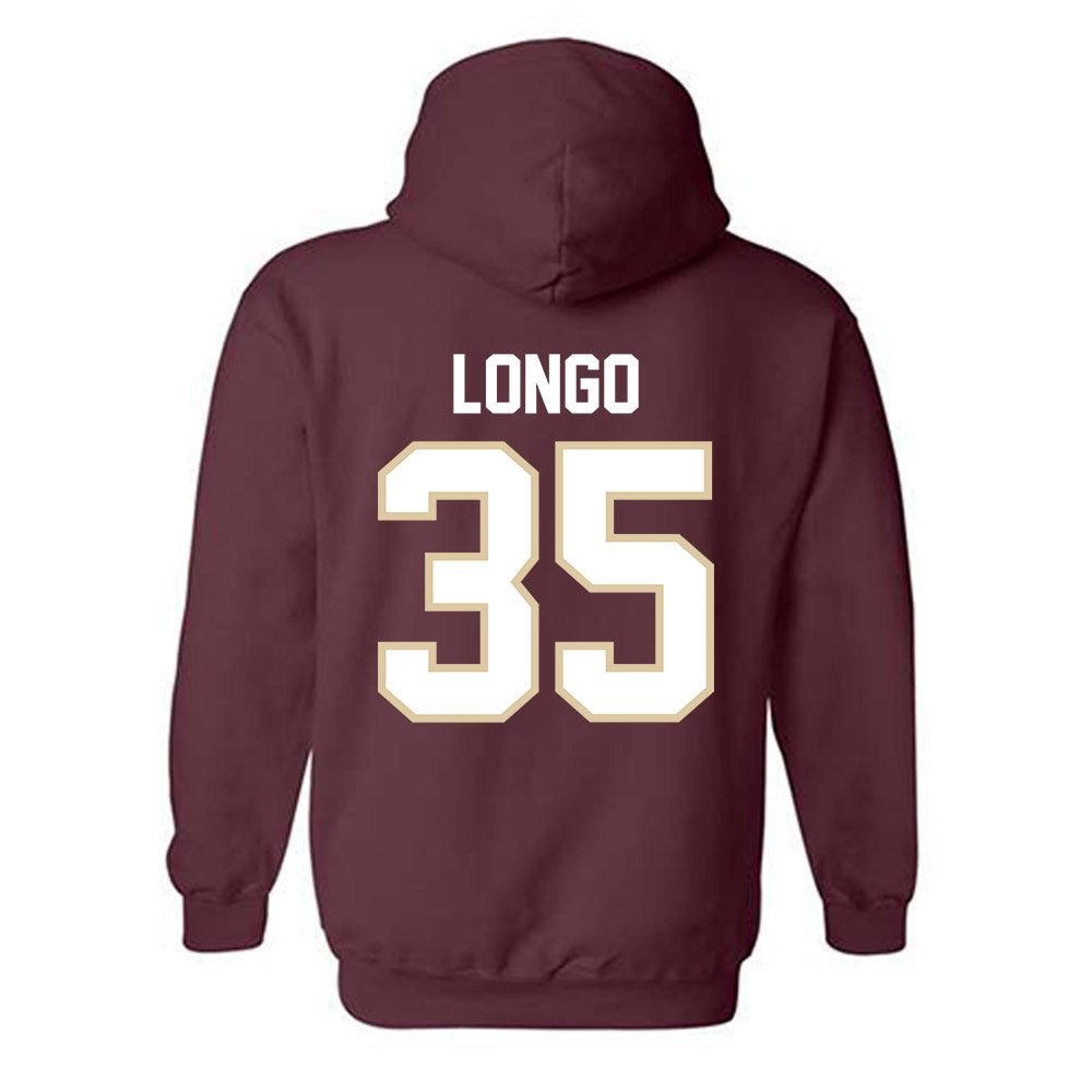 Boston College - NCAA Football : Tim Longo - Classic Shersey Hooded Sweatshirt-1
