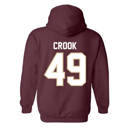 Boston College - NCAA Football : Cooper Crook - Classic Shersey Hooded Sweatshirt-1