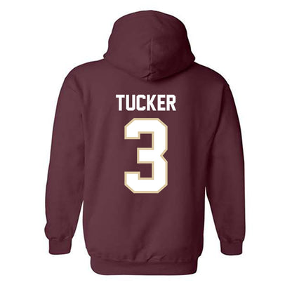 Boston College - NCAA Football : Max Tucker - Classic Shersey Hooded Sweatshirt-1