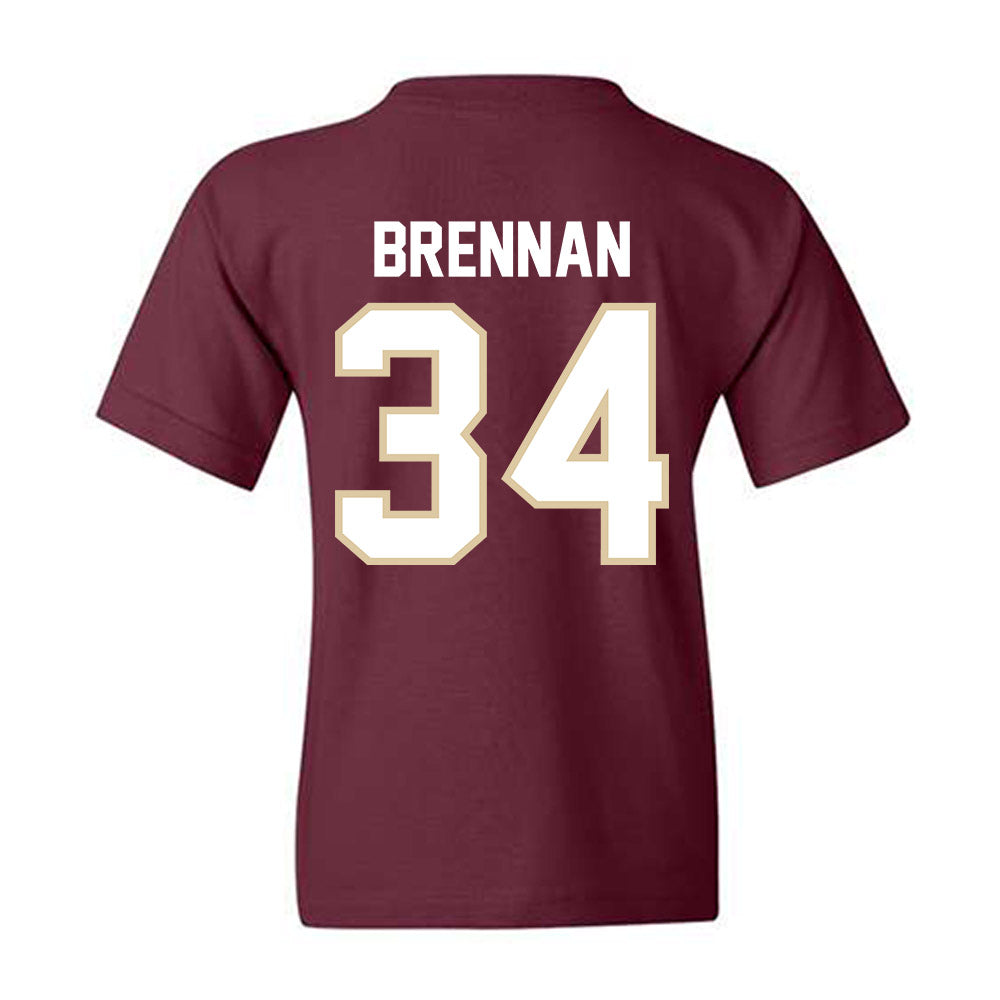 Boston College - NCAA Football : Duke Brennan - Classic Shersey Youth T-Shirt-1