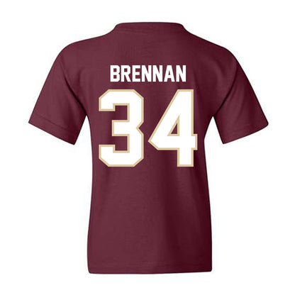 Boston College - NCAA Football : Duke Brennan - Classic Shersey Youth T-Shirt-1