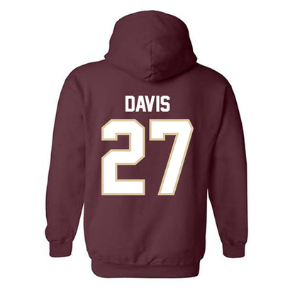 Boston College - NCAA Football : Omarion Davis - Classic Shersey Hooded Sweatshirt-1