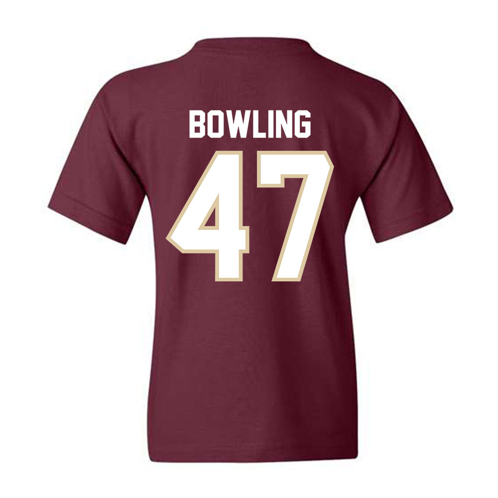 Boston College - NCAA Football : Caden Bowling - Youth T-Shirt