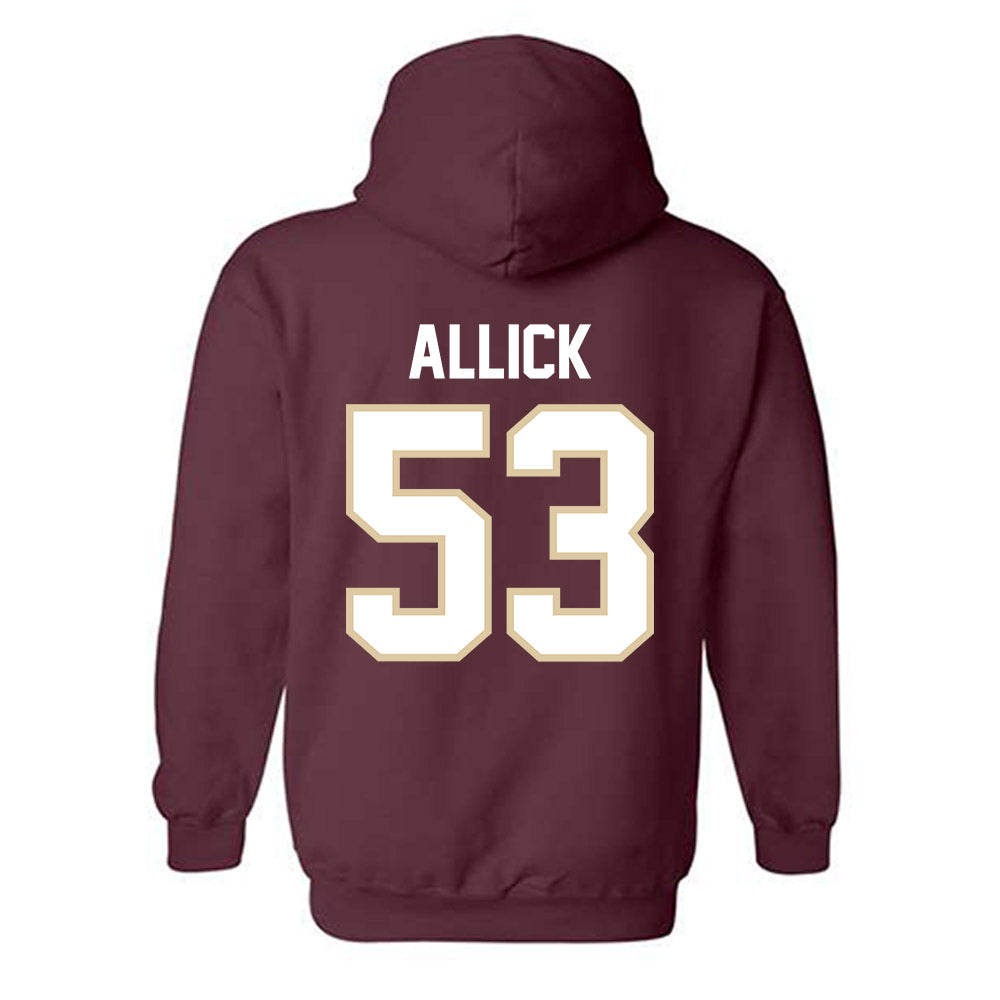 Boston College - NCAA Football : Dwayne Allick - Classic Shersey Hooded Sweatshirt-1