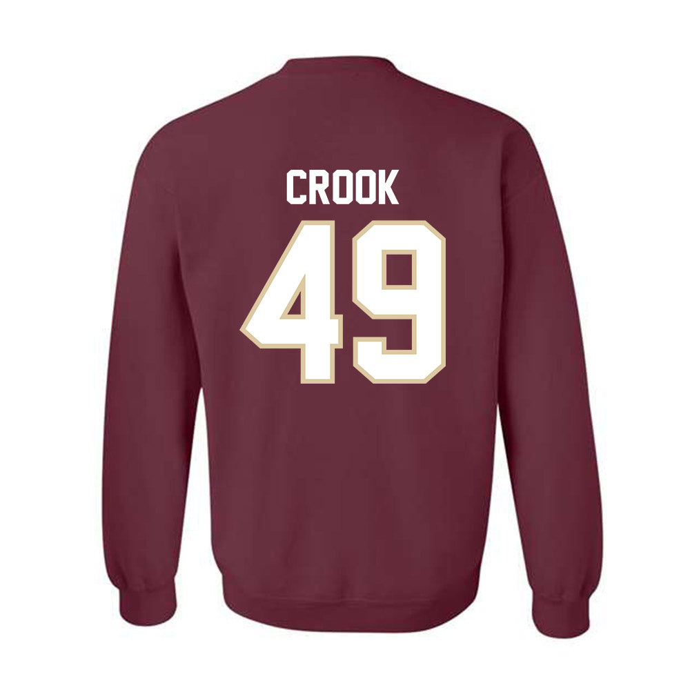 Boston College - NCAA Football : Cooper Crook - Classic Shersey Crewneck Sweatshirt-1