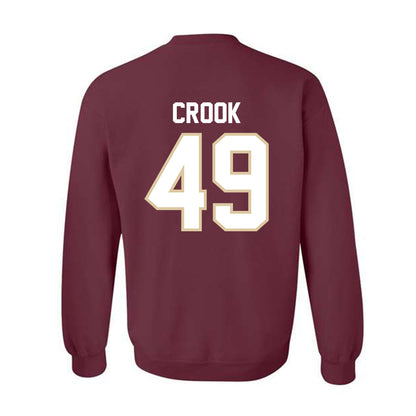 Boston College - NCAA Football : Cooper Crook - Classic Shersey Crewneck Sweatshirt-1