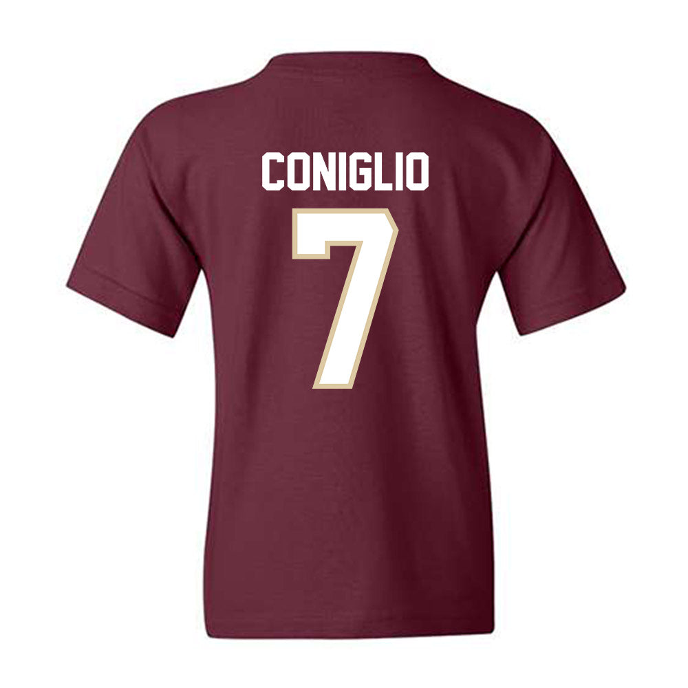 Boston College - NCAA Football : Jake Coniglio - Classic Shersey Youth T-Shirt-1
