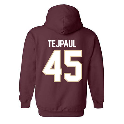 Boston College - NCAA Football : Max Tejpaul - Classic Shersey Hooded Sweatshirt-1