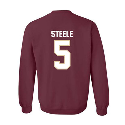 Boston College - NCAA Football : Bryce Steele - Classic Shersey Crewneck Sweatshirt-1