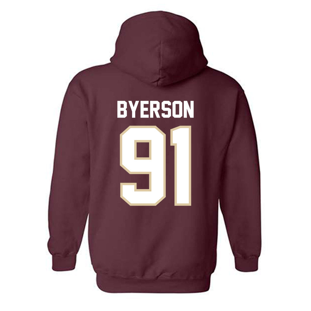 Boston College - NCAA Football : Makai Byerson - Classic Shersey Hooded Sweatshirt-1