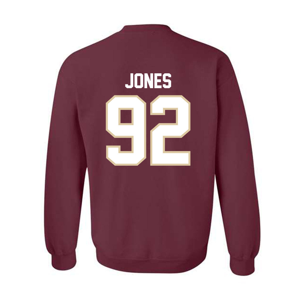 Boston College - NCAA Football : Caleb Jones - Crewneck Sweatshirt Classic Shersey