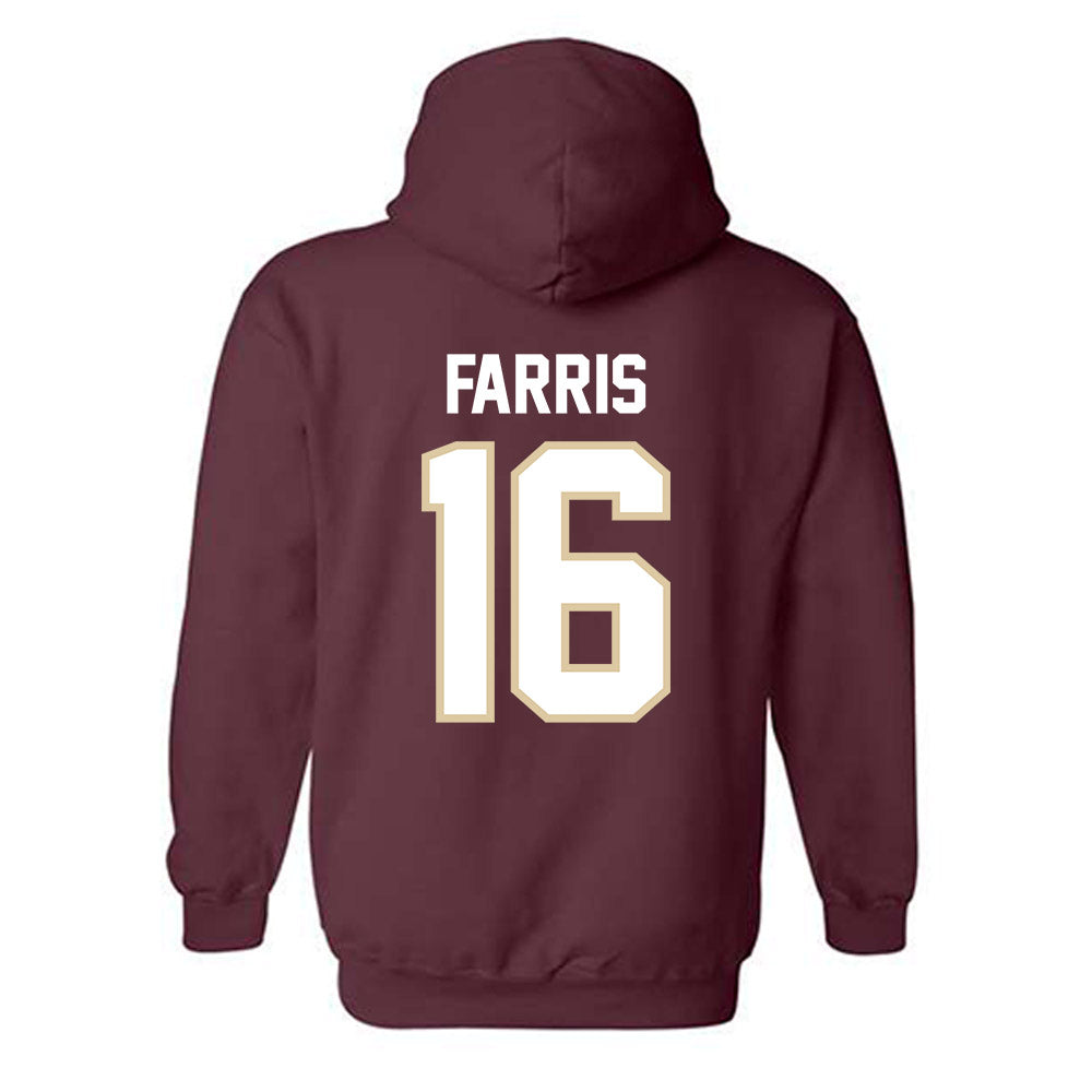 Boston College - NCAA Football : Isaiah Farris - Classic Shersey Hooded Sweatshirt-1