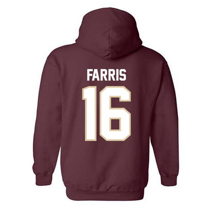 Boston College - NCAA Football : Isaiah Farris - Classic Shersey Hooded Sweatshirt-1
