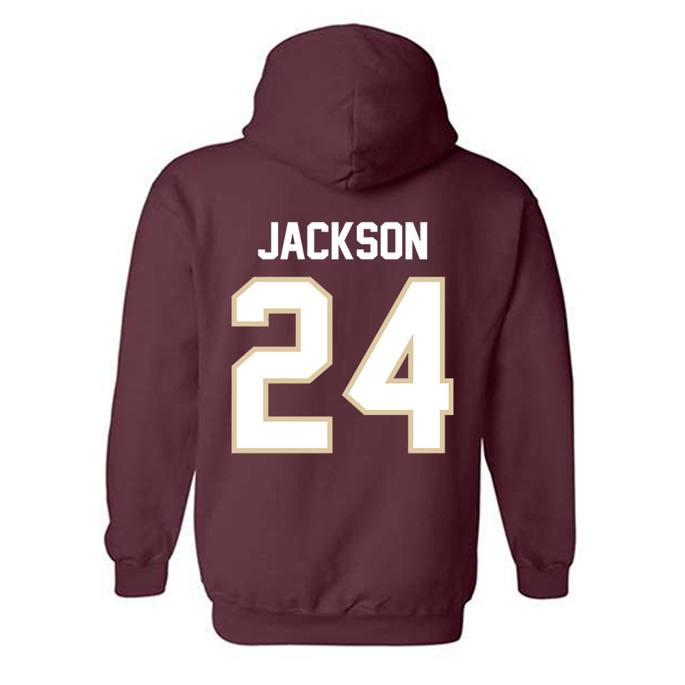Boston College - NCAA Football : Amari Jackson - Classic Shersey Hooded Sweatshirt-1