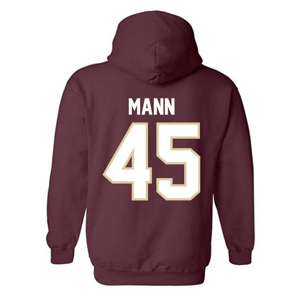 Boston College - NCAA Football : Ben Mann - Classic Shersey Hooded Sweatshirt-1