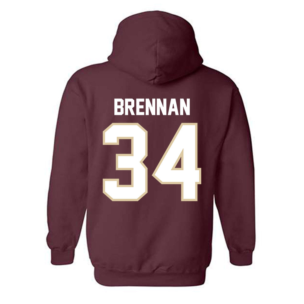 Boston College - NCAA Football : Duke Brennan - Classic Shersey Hooded Sweatshirt-1