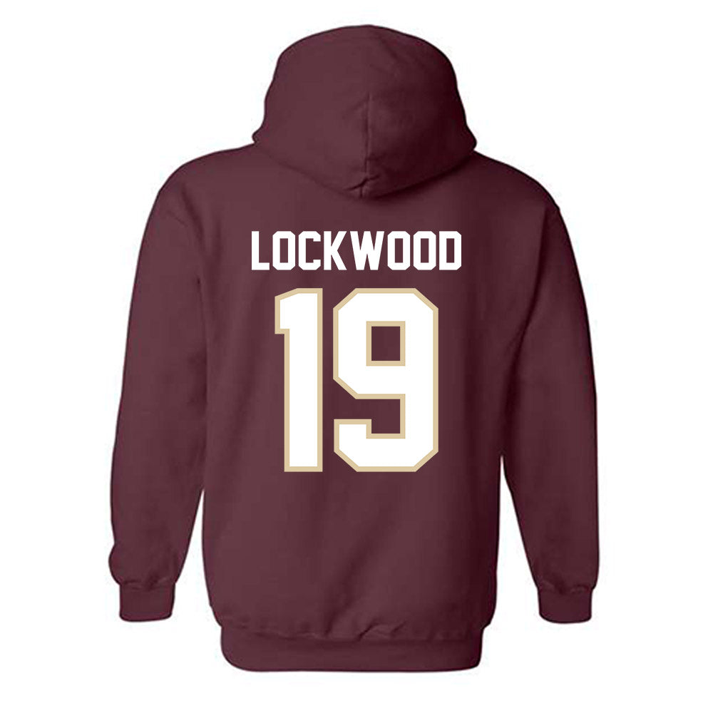 Boston College - NCAA Football : Ty Lockwood - Classic Shersey Hooded Sweatshirt-1