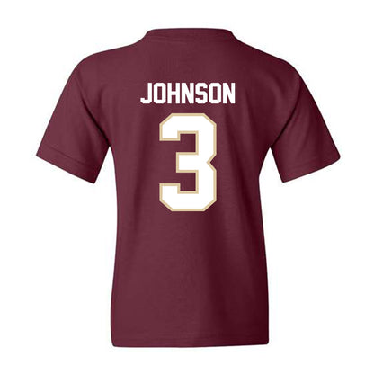 Boston College - NCAA Football : Khari Johnson - Youth T-Shirt