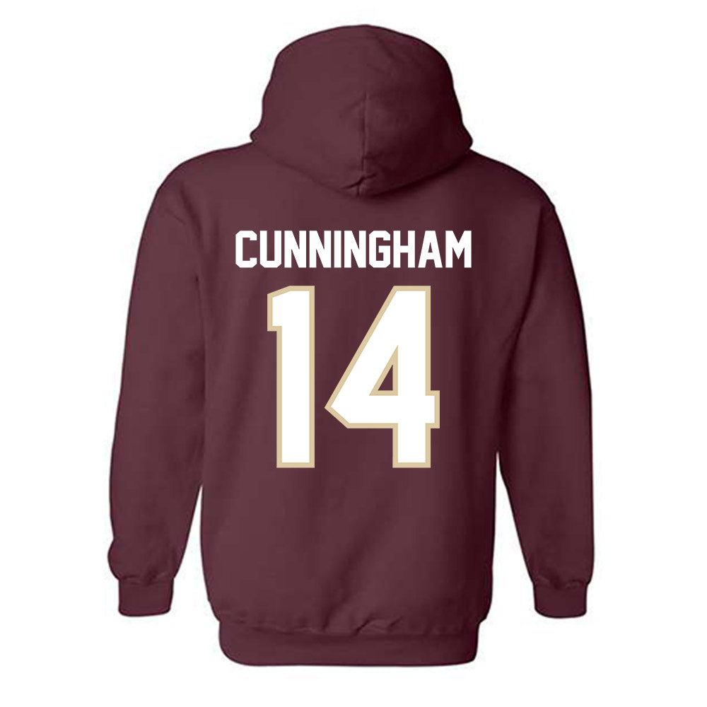 Boston College - NCAA Football : Ashton Cunningham - Classic Shersey Hooded Sweatshirt-1