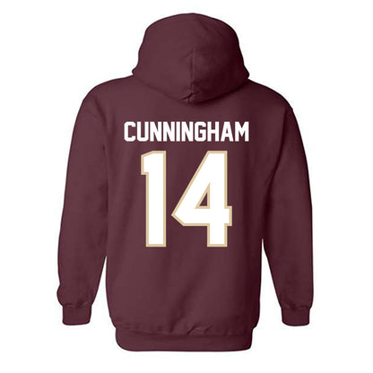 Boston College - NCAA Football : Ashton Cunningham - Classic Shersey Hooded Sweatshirt-1